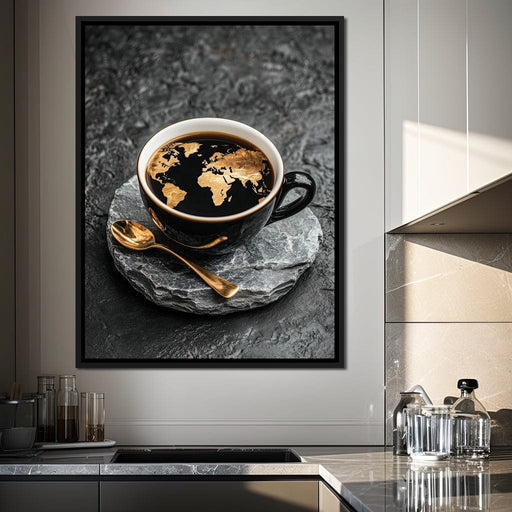 Golden Horizons Brewed Canvas Print