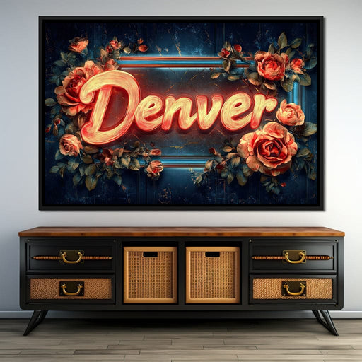 Denver Glow Canvas Print