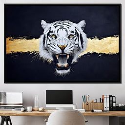 Majestic Tiger Roar Radiance - NicheCanvas
