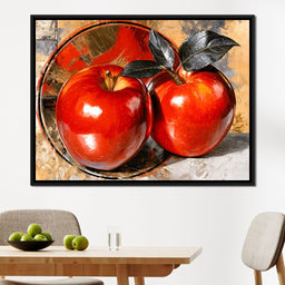 Forbidden Harvest On Gilded Plate - NicheCanvas