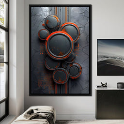 Colorful Modern Art 066 - Johanjjf - NicheCanvas