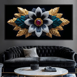 Golden Petal Radiance Jewel - NicheCanvas