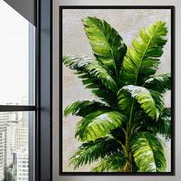 Verdant Rhythm of Tropical Palms - NicheCanvas
