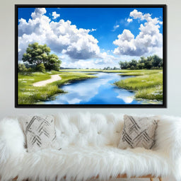 Reflective Tranquil Daydream - NicheCanvas