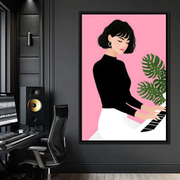 Melody on Rose Studio Keys - NicheCanvas