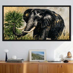 Silent Monarch of the Gilded Savanna - NicheCanvas