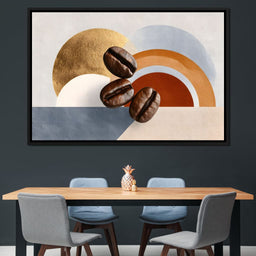 Golden Bean Sunrise Canvas - NicheCanvas