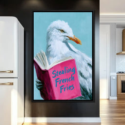A Gull Studies The Culinary Arts - NicheCanvas