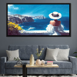 Seaside Reverie with Elegance - NicheCanvas