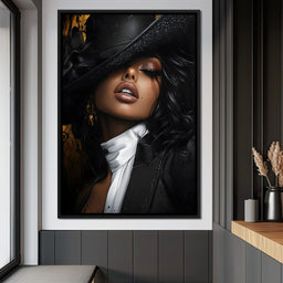 Moonlit Elegance of Shadows - NicheCanvas