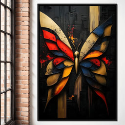 Butterfly Radiance Symphony - NicheCanvas