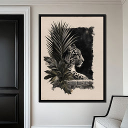 Feline Watch Over Stone Wall - NicheCanvas