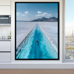 Journey Through Tranquil Waters - NicheCanvas