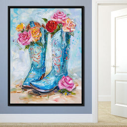 Floral Cowboy's Melodic Saga - Neal Hackett - NicheCanvas