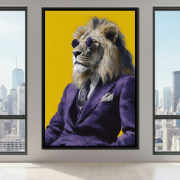 Regal Lion Boss Violet Suit - NicheCanvas