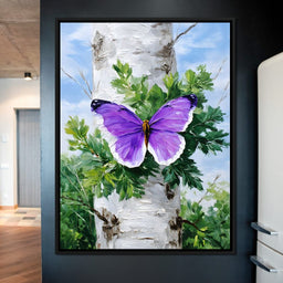 Butterfly Dreams Forest Canvas - NicheCanvas