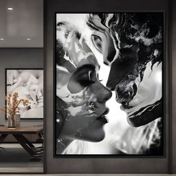 Luminous Liquid Kisses - NicheCanvas