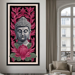 Zen Meditation Lotus Buddha - NicheCanvas