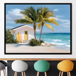 Tropical Breeze Shack Escape - NicheCanvas