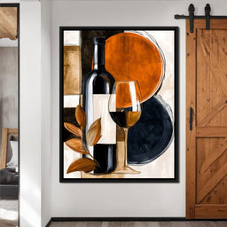 Evening Vintage Wine - NicheCanvas