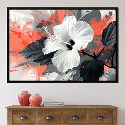 Sanguine Hibiscus Dreams - NicheCanvas