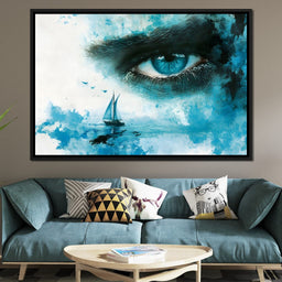 Wanderer's Oceanic Vision - NicheCanvas