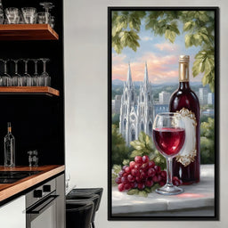 Wine Reverie Cathedral Vista - NicheCanvas