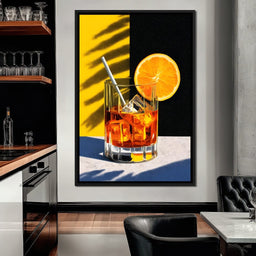 Sunlit Citrus Cocktail Study - NicheCanvas