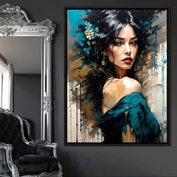 Female Portrait 0057 - Vizahn Burger - NicheCanvas