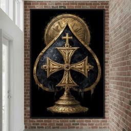 Gilded Faith Of The Spades - NicheCanvas