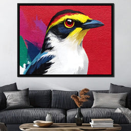 Multicolored Feathered Wonder - NicheCanvas