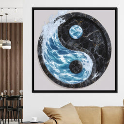 Harmony of Water and Stone - NicheCanvas