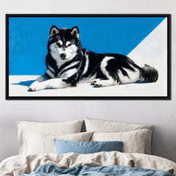 Majestic Husky Sunlit Bliss - NicheCanvas