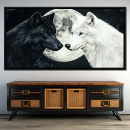 Lunar Wolves - NicheCanvas