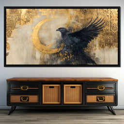 Golden Flight of Midnight - NicheCanvas