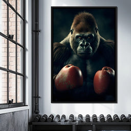 Primate Pugilist - NicheCanvas