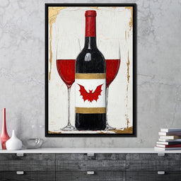 Bat Wine - NicheCanvas