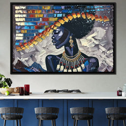 Starry Night Silhouette - Sakeem Gibbs - NicheCanvas