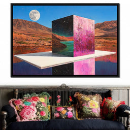 Celestial Pink Cube - NicheCanvas