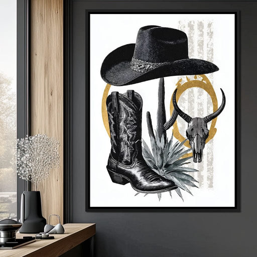 Western Frontier Cowboy Legacy Canvas Print