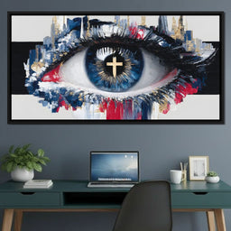 Vision of the Golden Cross - NicheCanvas