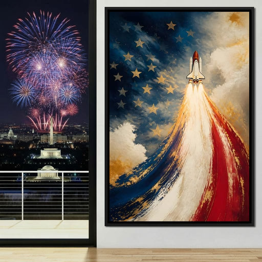 Ascending The National Spirit Canvas Print