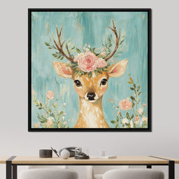 Gentle Fawn Floral Crown - NicheCanvas