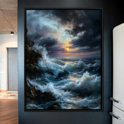Tempest Dawn Ocean Fury - NicheCanvas