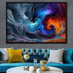 Elemental Swirls - TooplesArt - NicheCanvas