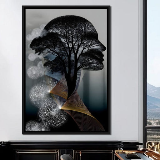 Illusionary Forest Mindscape Canvas Print