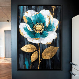 Golden Petal Repose - NicheCanvas