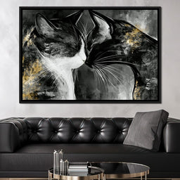 Gentle Connection Of Midnight Souls - NicheCanvas