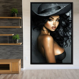 Enchanting Elegance Portrait - NicheCanvas