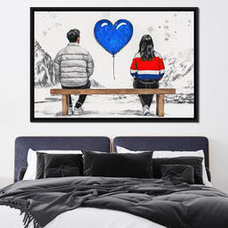 Love in Winter Reverie - NicheCanvas